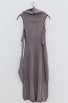 marc le bihan turtleneck dress 21962 E23 granit granite